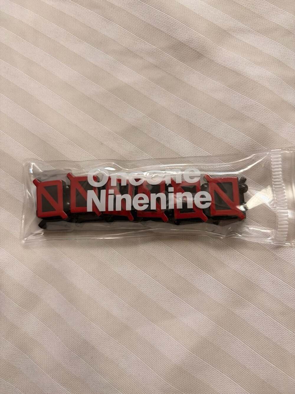 Oneone Ninenine Oway Black and Red Acetate Bracelet